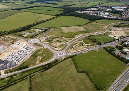 Road building infrastructure project