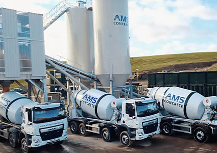 Avon MaterialsSupplies ready mixed concrete trucks being loaded