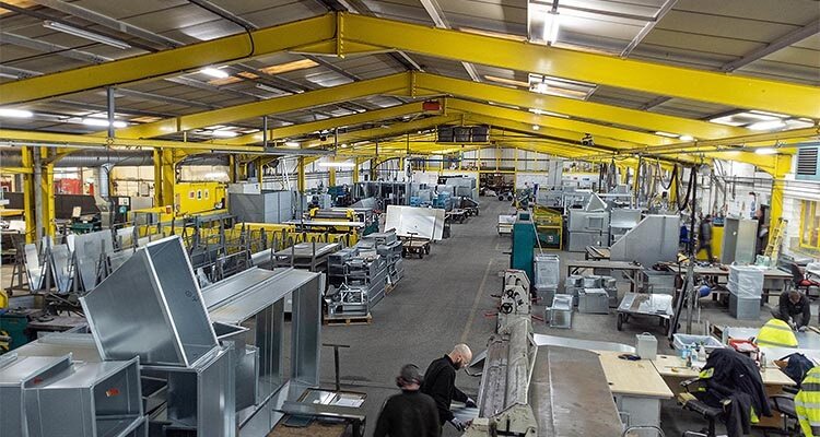Inside Hotchkiss Group factory