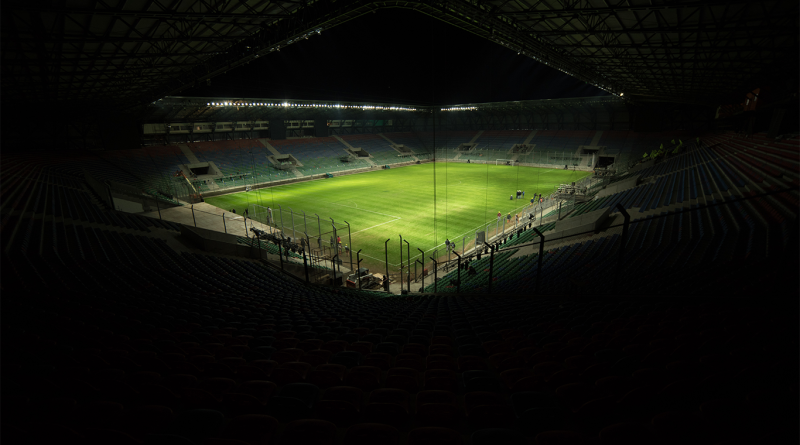 Image of a large football stadium to support Aecom article